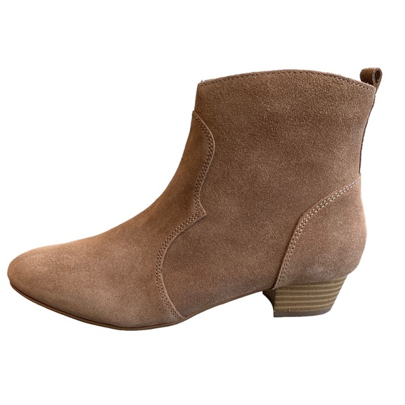 Steve Madden Girls JHipster Chelsea Boot Suede Taupe NWT - Picture 1 of 8